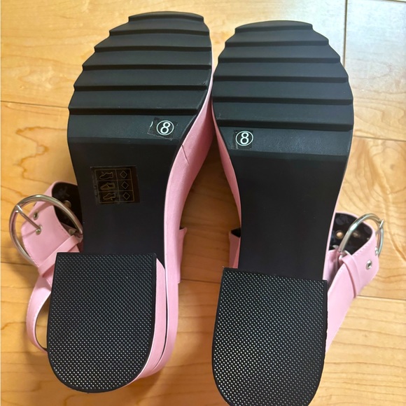 DOLLS KILL pink platform sandals - Picture 5 of 5